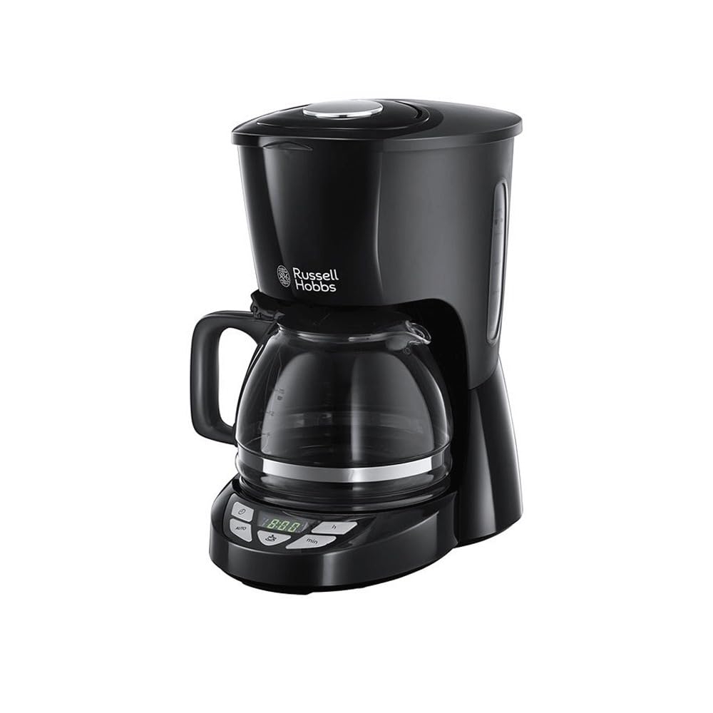 Russell Hobbs toster, regulacja pieczenia, szerokie otwory, funkcja rozmrażania, funkcja podnoszenia tostów, tacka na okruchy i ruszt na bułki, szczypce w zestawie, czarny, moc 850W, Textures 22601-56
