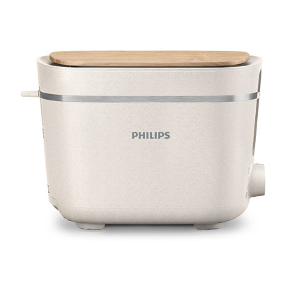 Philips Toster - 2 Otwory, 8 Poziomów opiekania, Ruszt do bułek, Funkcja podgrzewania i rozmrażania, Wysoki podnośnik, Automatyczne wyłączanie, Wyjmowana tacka na okruszki, Czarny (HD2581/90)